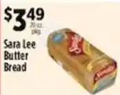 Pioneer Supermarkets Sara Lee Butter Bread offer