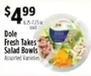 Pioneer Supermarkets Dole fresh takes salad bowls offer