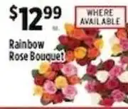 Pioneer Supermarkets Rainbow Rose Bouquet offer