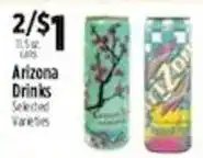 Pioneer Supermarkets Arizona Drinks Selected Varieties offer