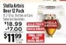 Pioneer Supermarkets Stella Artois beer offer