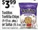 Pioneer Supermarkets Tostitos tortilla chips offer