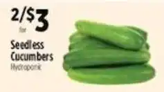 Pioneer Supermarkets Seedless Cucumbers offer