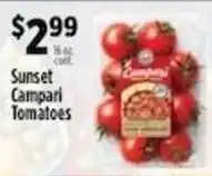 Pioneer Supermarkets Sunset Campari Tomatoes offer