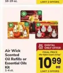 Safeway Air Wick Scented Oil Refills or Essential Oils Kit offer