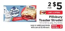 ShopRite Pillsbury Toaster Strudel offer