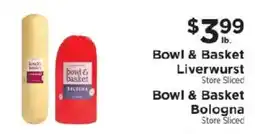 ShopRite Bowl & Basket Liverwurst offer