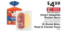 ShopRite King's Hawaiian Pretzel Buns offer