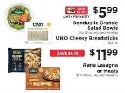 ShopRite Bonduelle Grande Salad Bowls offer