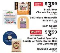 ShopRite Black Bear Chicken Sausage offer
