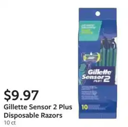 Fareway Gillette Sensor 2 Plus Disposable Razors offer