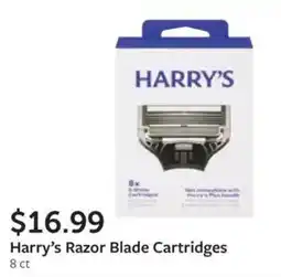 Fareway Harry's razor blade cartridges offer