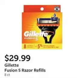 Fareway Gillette Fusion 5 Razor Refills offer