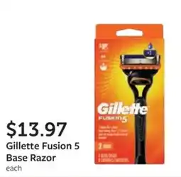 Fareway Gillette Fusion 5 Base Razor offer
