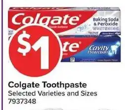 Giant Food Colgate toothpaste offer