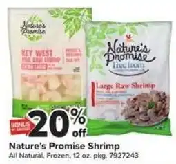 Giant Food Nature's Promise Shrimp offer