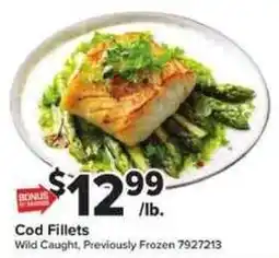 Giant Food Cod Fillets offer