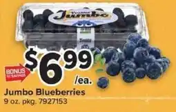 Giant Food Tropic Jumbo Blueberries offer
