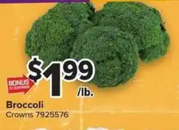 Giant Food Broccoli offer