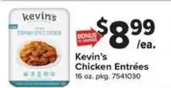 Giant Food Kevin's Chicken Entrées offer