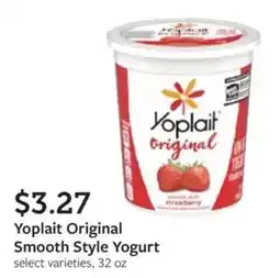 Fareway Yoplait Original Smooth Style Yogurt offer