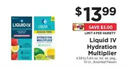 ShopRite Liquid Iv Hydration Multiplier offer