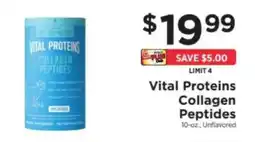 ShopRite Vital Proteins Collagen Peptides offer