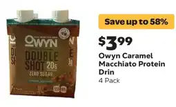 Grocery Outlet Owyn Caramel Macchiato Protein Drink offer