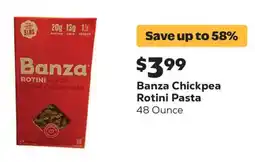 Grocery Outlet Banza Chickpea Rotini Pasta offer