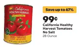 Grocery Outlet California healthy harvest tomatoes no salt offer