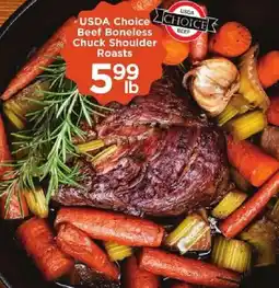 Cub Foods USDA Choice Beef Boneless Chuck Shoulder Roasts offer