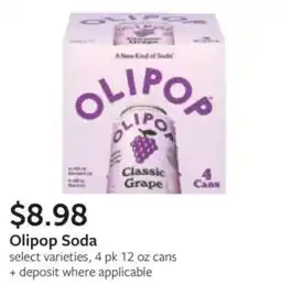 Fareway Olipop Soda offer
