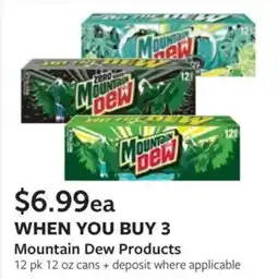 Fareway Mountain Dew Products offer