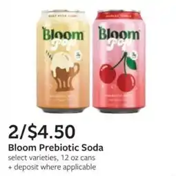 Fareway Bloom Prebiotic Soda offer