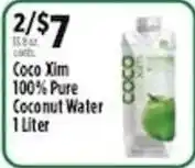 Pioneer Supermarkets Coco Xim 100% Pure Coconut Water offer