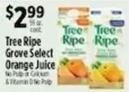 Pioneer Supermarkets Tree Ripe Grove Select Orange Juice offer