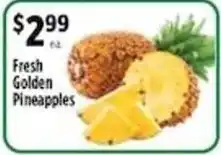Pioneer Supermarkets Fresh Golden Pineapples offer