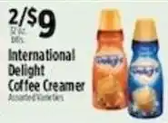 Pioneer Supermarkets International Delight Coffee Creamer offer