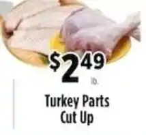 Pioneer Supermarkets Turkey Parts Cut Up offer