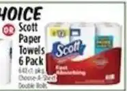 Pioneer Supermarkets Scott Paper Towels offer