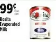 Pioneer Supermarkets Rosita Evaporated Milk offer