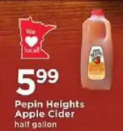 Cub Foods Pepin Heights Apple Cider offer