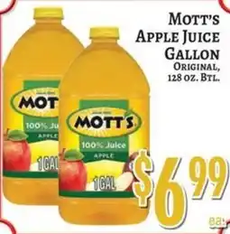 Trade Fair Supermarket Mott's apple juice offer