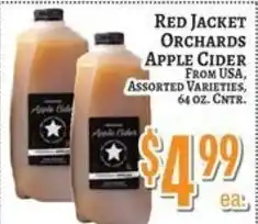 Trade Fair Supermarket Red Jacket Orchards Apple Cider offer