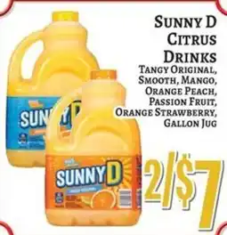 Trade Fair Supermarket Sunny D Citrus Drinks offer