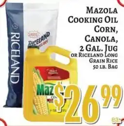 Trade Fair Supermarket Mazola cooking oil corn, canola offer