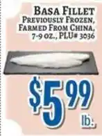 Trade Fair Supermarket Basa Fillet offer