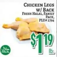 Trade Fair Supermarket Chicken Legs w/ Back offer