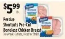 Pioneer Supermarkets Perdue shortcuts pre-cut boneless chicken breast offer