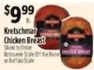 Pioneer Supermarkets Kretschmar Chicken Breast offer